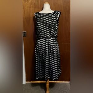 NWT Coldwater Creek graphic mesh dress. Size W18.